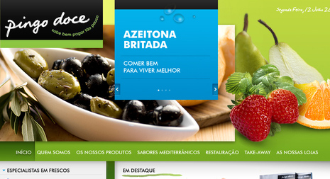 Pingo Doce website